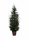 Beleuchtetes Weihnachtsdekorationen mit Bäumen Kunststoff Baum 150cm Grünes