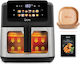 Izzy IZ-8272 Air Fryer 9.2lt Μαύρο