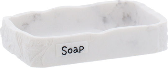 Eurocasa White Resin Soap Dish