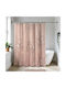 Eurocasa Peva Duschvorhang 180x180cm Beiges