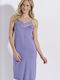 Jeannette Lingerie Лятна Дамска Нощница Levander