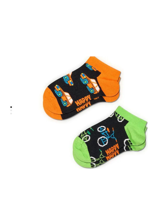 Happy Socks Παιδικές Κάλτσες Happy Socks Μαυρο 2 Ζευγάρια
