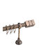 BetterHome Ausziehbare Metallische Vorhangstange Einzeln 140-250cm Bronze