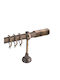 BetterHome Extendable Metallic Curtain Pole Single 140-250cm Bronze