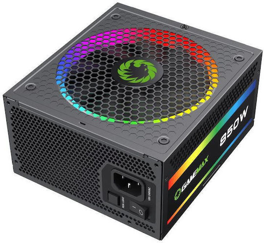 GameMax 850W Schwarzes Vollständig Modular 80 Plus Gold Netzteil Für Computer SAGMRGBPRO850ATX3