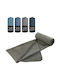 Αντιολισθητική Πετσέτα Γιόγκα Κουκίδες Yoga Towel Grey 183x61cm
