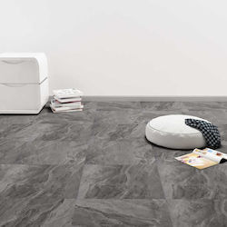 vidaXL Set Plastic Floor PVC with 55 Tiles 1.5m...