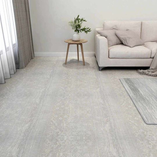 Vidaxl Floor Tiles 55 Pcs Light Grey 5.11 Sq M Pvc