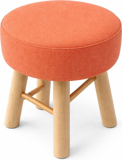 Living Room Orange Stools D Living Room Orange Stools D