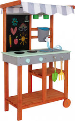 ikonka Wooden Kitchen For 3+ Years Old