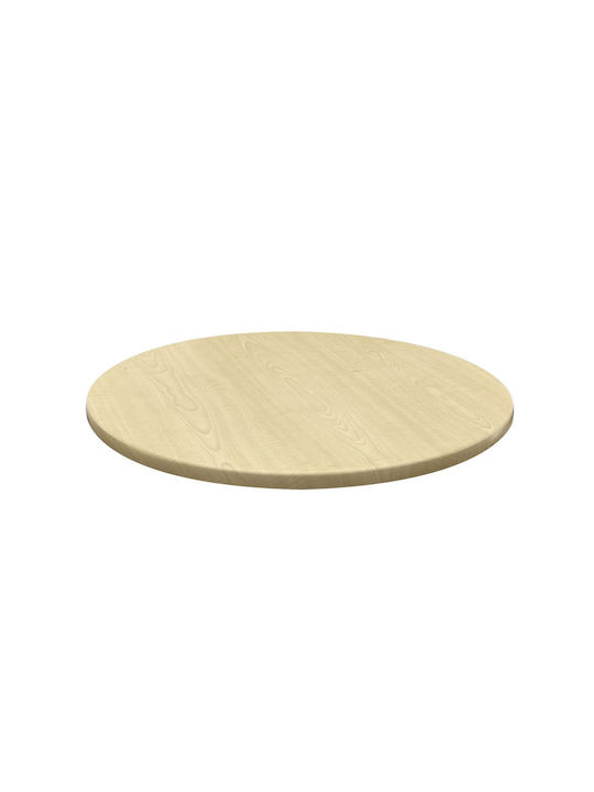 Raki Suprafață Rotundă A Mesei Werzalit Arțar 70x70cm MN0166212