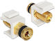 Delock Keystone Module Binding Post To Thread Nut Black 86303