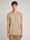 T-Shirt Beige Offen