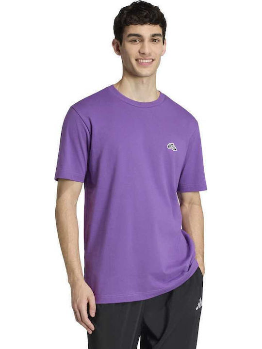adidas Graphic Αθλητικό T-shirt Μωβ