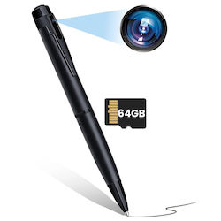 Κρυφή Κάμερα Στυλό Full Hd Iuni W10 64gb Εγγραφή Αudio-video Φωτογραφία Κρυφή Κάμερα Στυλό Full Hd Iuni W10 64gb Εγγραφή Αudio-video Φωτογραφία