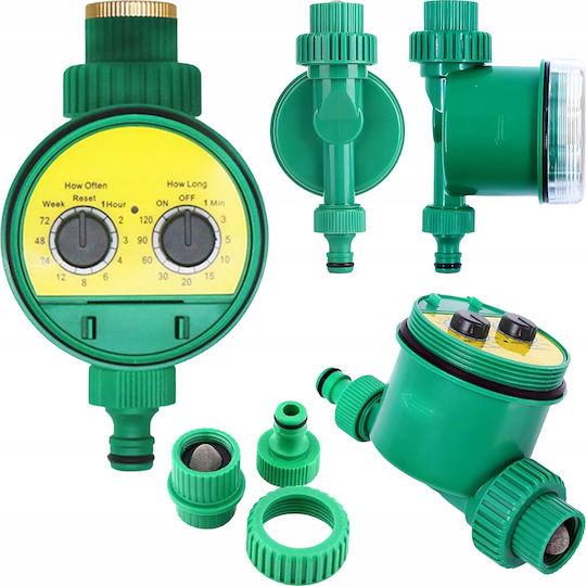 Programator Pentru Irigații Timer Zola 3/4" File Setare Ciclu Udare Timp Udare 1-120 Min Presiune 0,9-3,92 Bar Rezistent La Intemperii Alimentat Cu Baterie 10,8 X 8,5 X 8,5 Cm