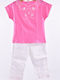 Summer Set 2 Pieces Fuchsia-White