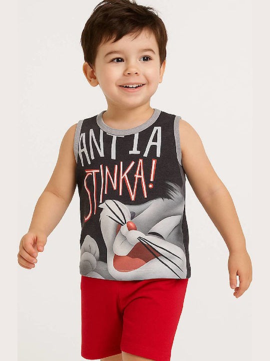 Kids Set with Shorts Summer 2 Pieces Black