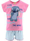 Kids Set with Shorts Summer 2 Pieces Pink