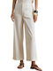 Women's Fabric Trousers White