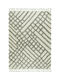 Koulis Carpets Дебел 826 Килим Правоъгълен Shaggy с Крошки Сиво-Кремав 133x190см