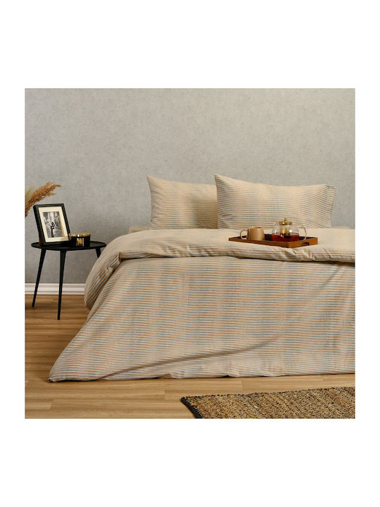 Melinen Trinity Set Bed Sheet with 2 Pillowcase...