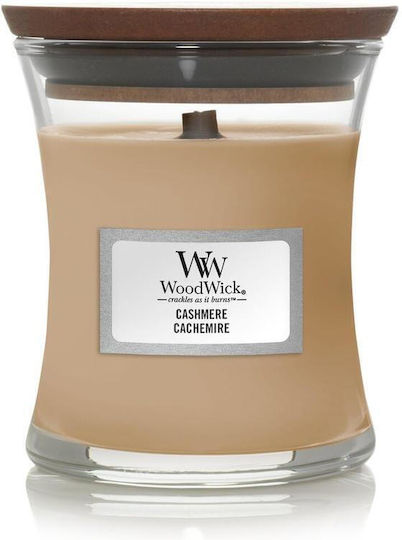 WoodWick Aromatisches Soja-Kerze mit Cashmere Parfüm 85g