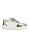 Παιδικά Sneakers με Σκρατς Λευκά