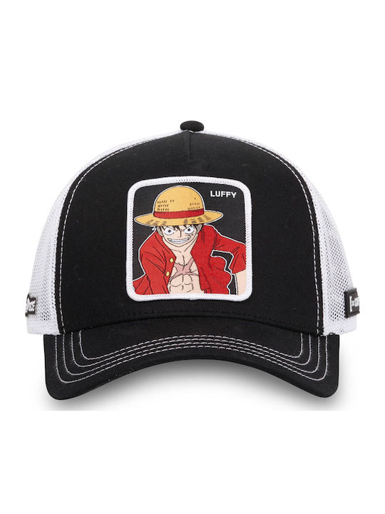 Capslab One Piece Luffy Kappen Snapback Cl-op3-1-ct-mon1 Schwarz