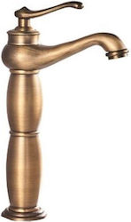 Landsh Mixing Sink Faucet Tall Retro Copper