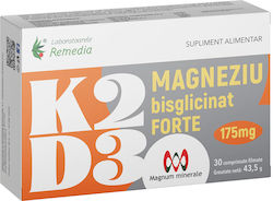 Laboratoarele Remedia Magneziu / Calciu 175mg 2000UI 30 Comprimate