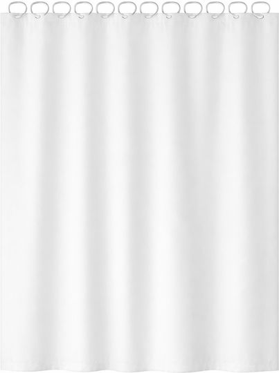 Landsh Duschvorhang 180x200cm Weiß Landsh Duschvorhang 180x200cm Weiß