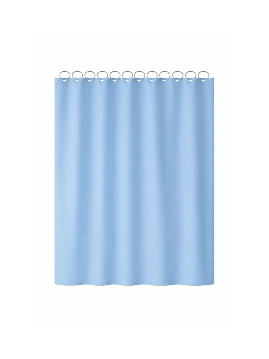 Landsh Shower Curtain 180x200cm Blue