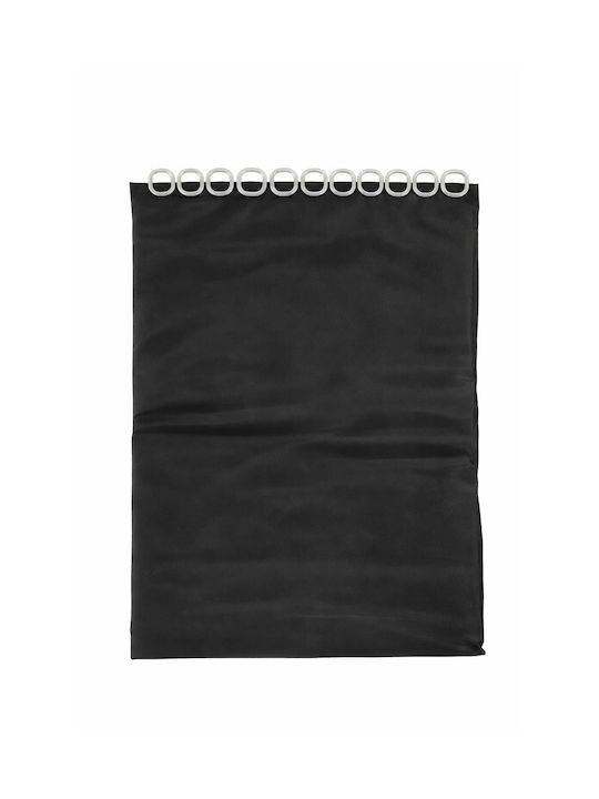 Landsh Shower Curtain 180x200cm Black