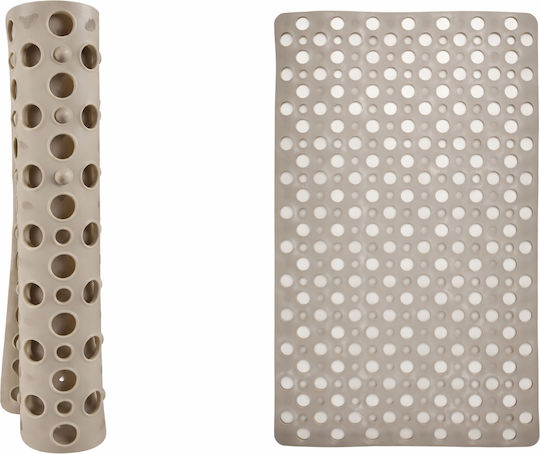 Landsh Bathtub Anti-Slip with Suction Cups Beige 43x75cm