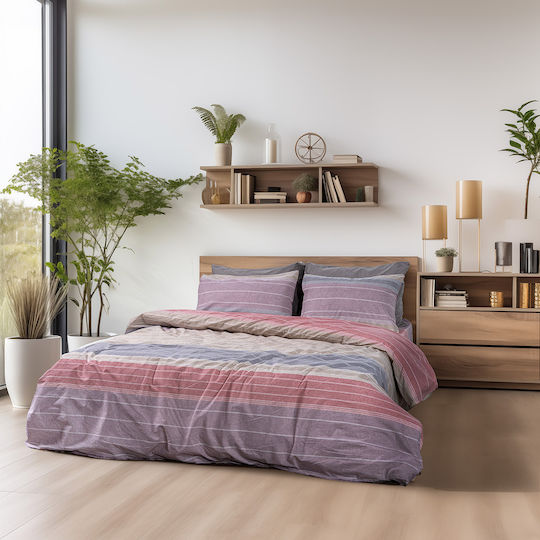 Beauty Home Set Pătură Single 160x230cm Glory Art 12371 Roz 12371PMMO