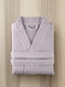 Nima Bathrobe with Collar Dusty Lilac 250gsm
