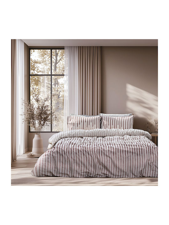 Beauty Home Single Quilt Set 160x230cm Glory Art 12367 Beige 12367PMMO