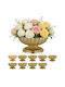 Vevor Set Decorative Metallic Gold Vases 10 Pieces