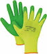 Galaxy Garden Work Gloves Green Latex