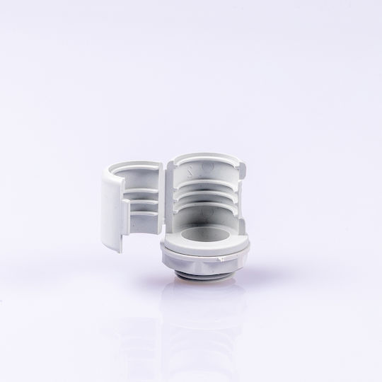 Adapter Spiral Tube Box F20 Ral 7035