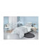 Guy Laroche Single Cotton Sheet Set Silver 165x250cm 3pcs
