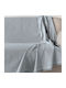 Kentia Maxton Armchair Throw Jacquard 170x180cm Gray
