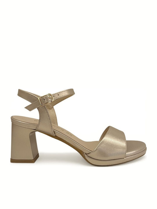 Ragazza Goldene Damen Sandalen