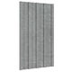 vidaXL Material De Construcție Pentru Garduri De Grădină Din Oțel 80x45x45cm 12 Bucăți Argintii