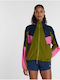 Women's Sports Waterproof and Windproof Green Jacket