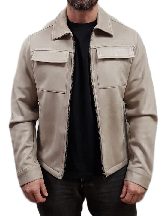 Μπουφάν Bomber Beige