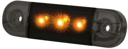 Strands Φως Σήμανσης Dark Knight Slim Side Marker Led Πορτοκαλί Σκοτεινό 84mm Sld800332
