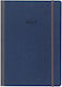 Next Diary 2027 Natural Daily Flexi Blue Elasti...