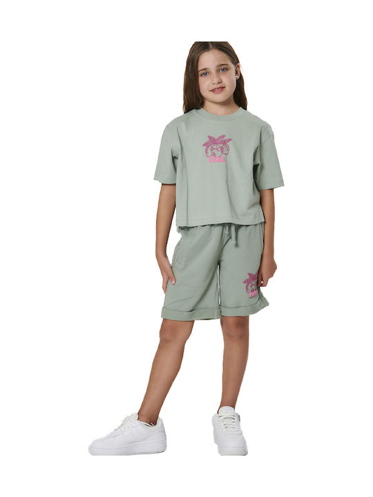 Body Action Sport Kids Shorts/Bermuda Green